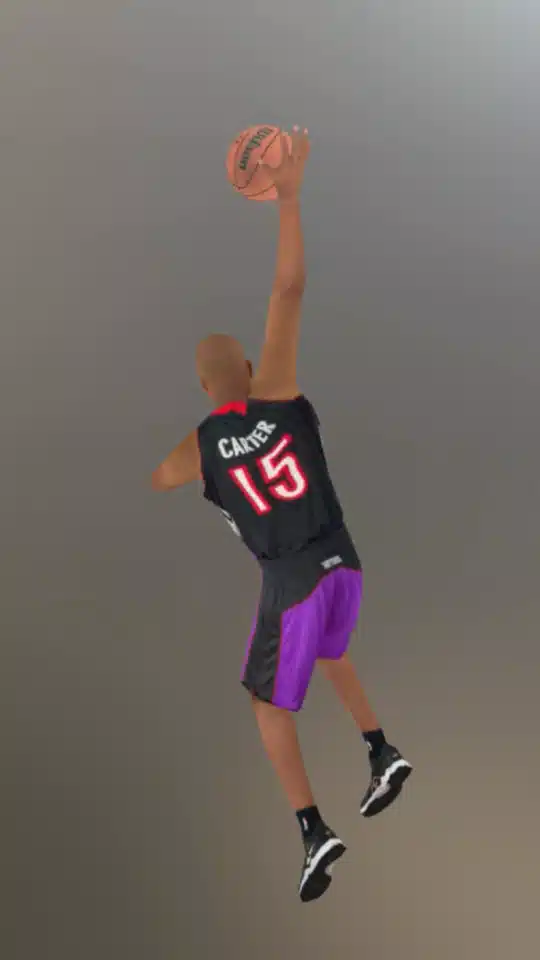 Example of a flare dunk animation for Dunk Champion.