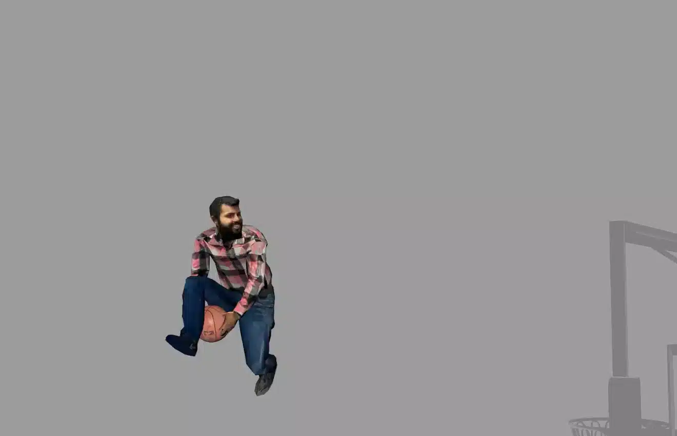 Example of a flare animation for Dunk Champion by Lenn Roberts.