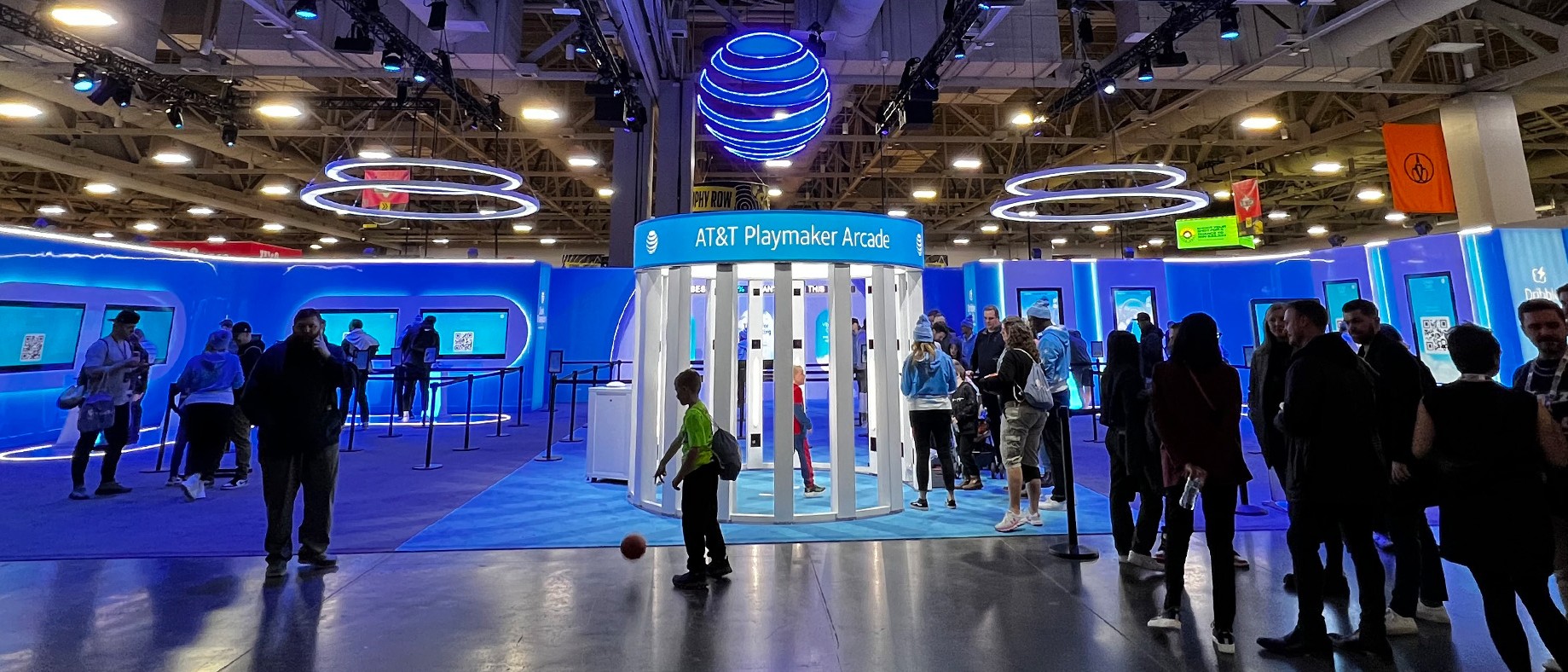 XR Avatar Scanner used at the NBA All-Star Playmaker Arcade and the arcade area of the live event floor.