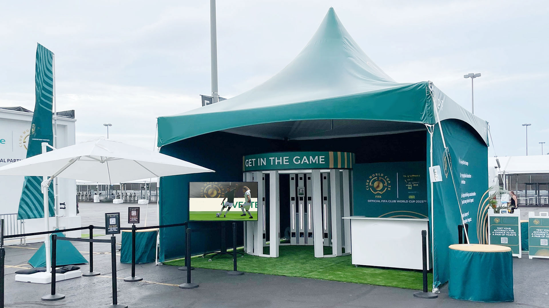 MetLife Stadium during the FIFA Club World Cup fan activation.