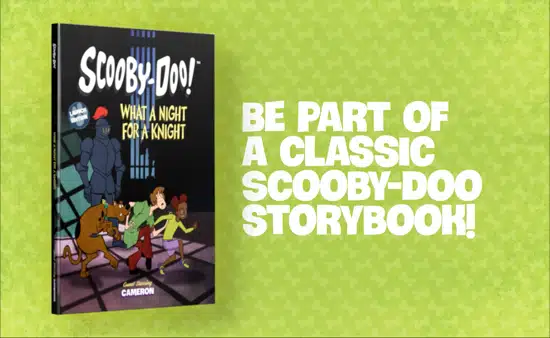 Scooby-Doo Character Studio personalized book showcase.