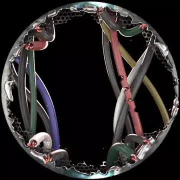 Banshee electric VFX in Blender.