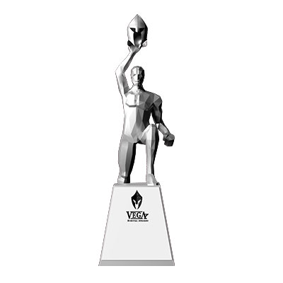 Spirit Halloween Times Square Vega Digital Awards Canopus Video Innovative award badge.