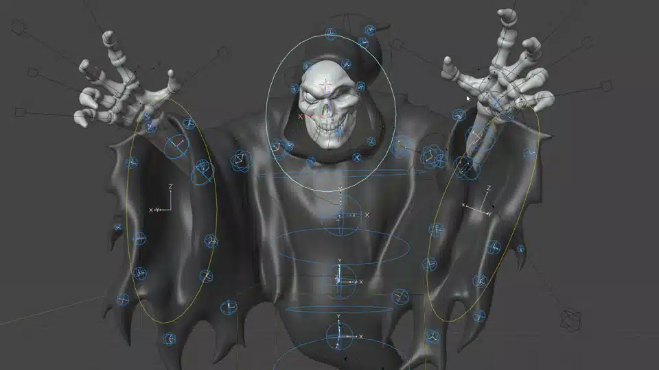 Jack Reaper rig for the Spirit Halloween Times Square billboard.
